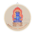Fudo Myoo (Acalanatha) Mystic Amulet Wood Sign