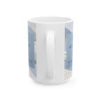 "Hug You Soul" Sky Blue Ceramic Mug