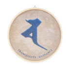 Gekko Bosatsu (Candraprabha) Bonji Mystic Amulet Wood Sign