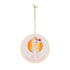 Nikko Bosatsu (Suryaprabha) Mystic Amulet Wood Sign