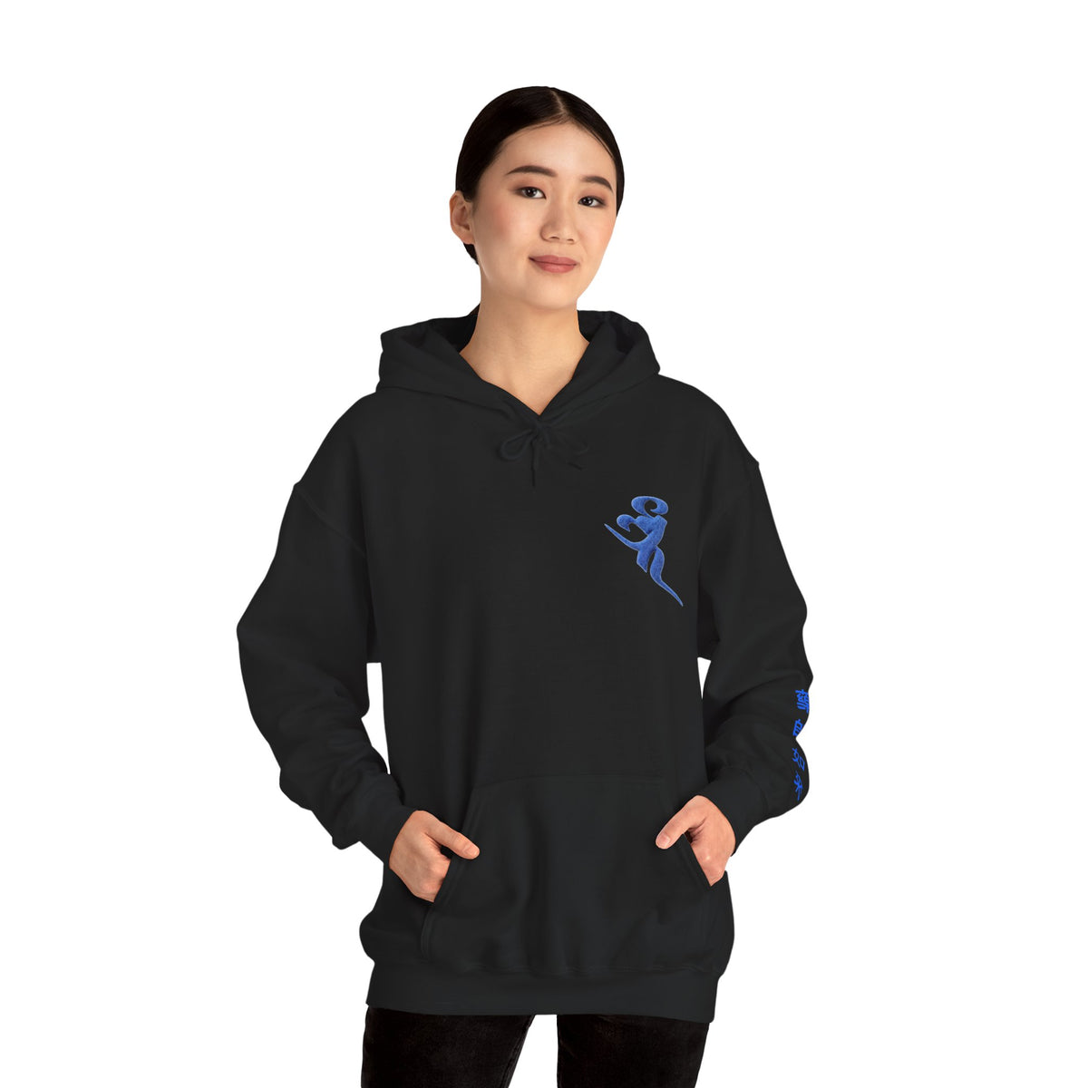 Yakushi Nyorai (Medicine Buddha) Sacred Amulet Heavy Blend Hooded Sweatshirt