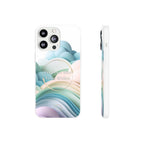 Inspirational Clear Phone Case – Let Peace Rise from Within