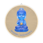 Yakushi Nyorai (Medicine Buddha) Mystic Amulet Wood Sign
