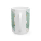 "Feel Your Peace" Mint Ceramic Mug
