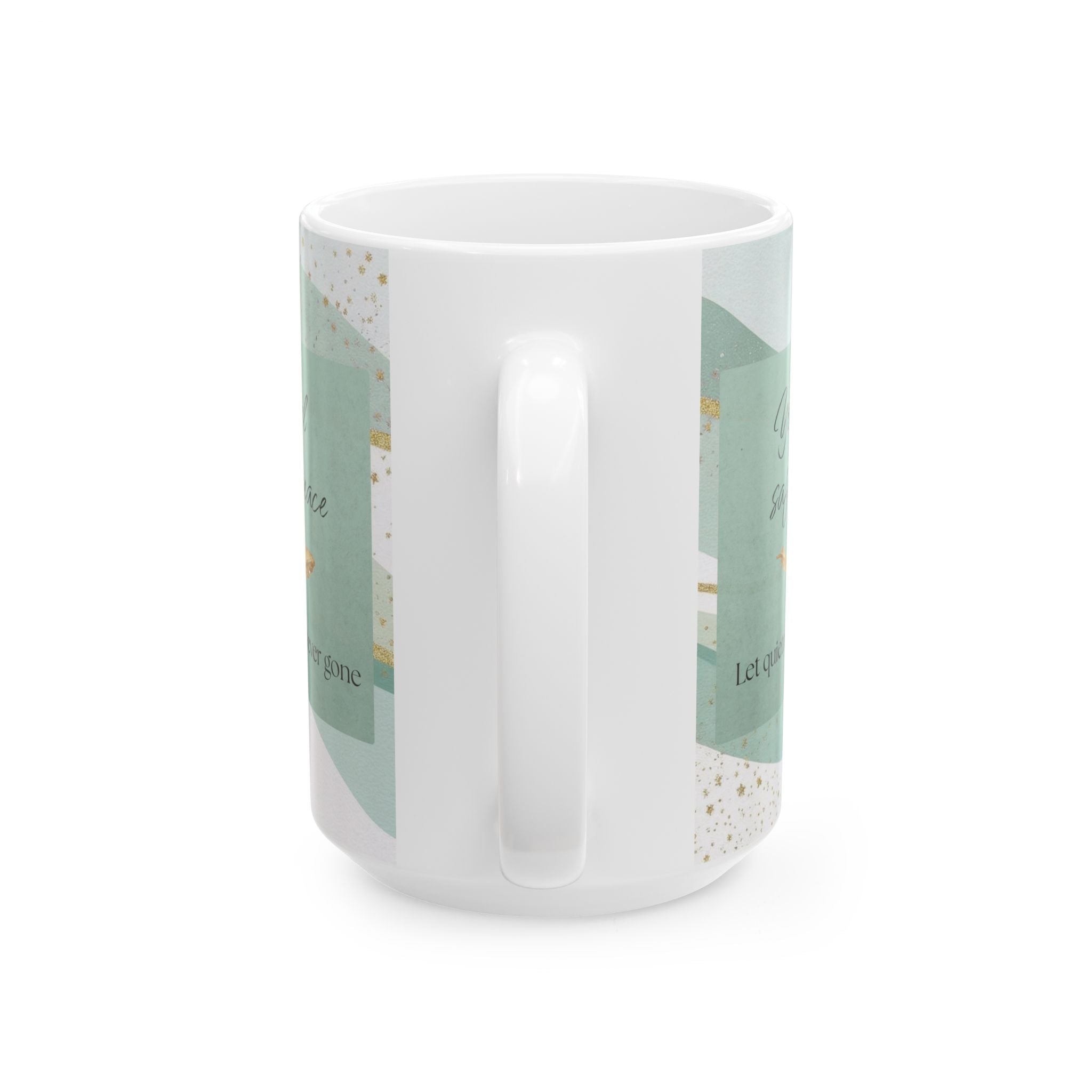 "Feel Your Peace" Mint Ceramic Mug