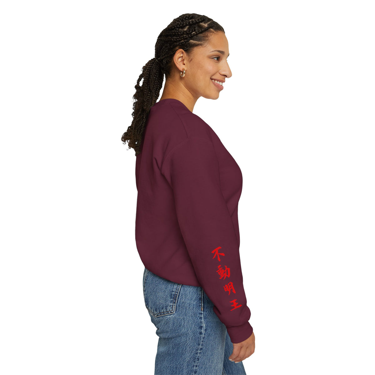 Fudo Myoo (Acalanatha) Sacred Amulet Sweatshirt