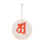 Nikko Bosatsu (Suryaprabha) Bonji Amulet Wood Sign
