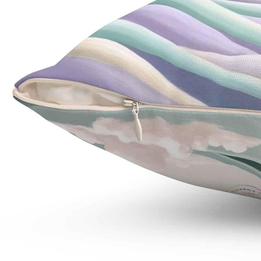 Dreamy Moon Landscape Pillow