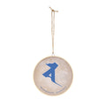Gekko Bosatsu (Candraprabha) Bonji Amulet Wood Sign
