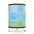 Throat Chakra Tripod Lamp – Clear Expression