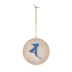 Gekko Bosatsu (Candraprabha) Bonji Mystic Amulet Wood Sign
