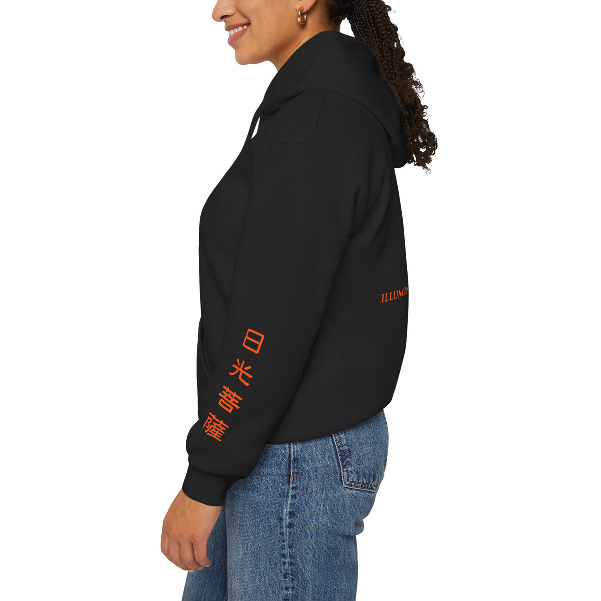 Nikko Bosatsu (Suryaprabha) Sacred Amulet Heavy Blend Hooded Sweatshirt
