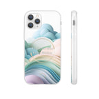 Inspirational Clear Phone Case – Let Peace Rise from Within