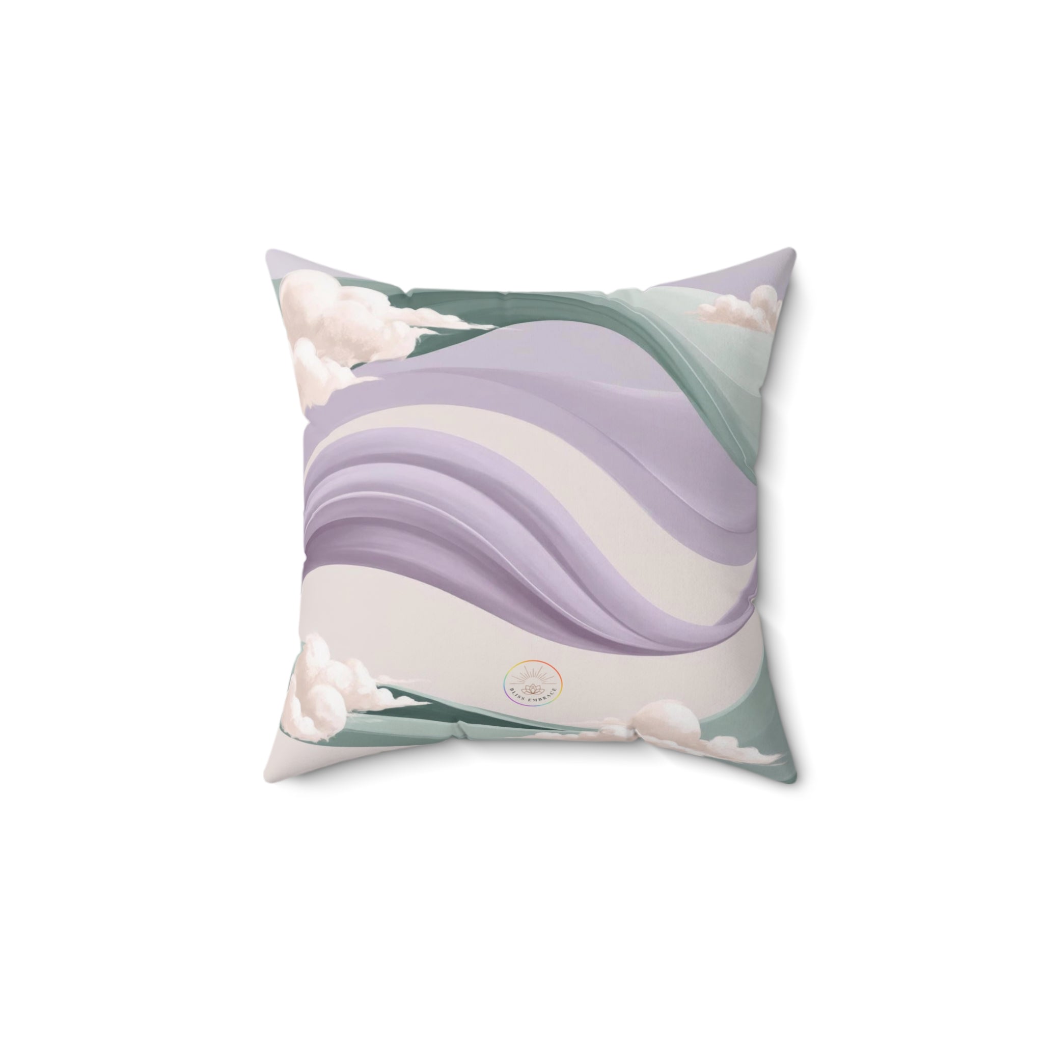 Dreamy Moon Landscape Pillow