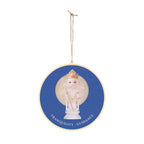 Gekko Bosatsu (Candraprabha) Mystic Amulet Wood Sign