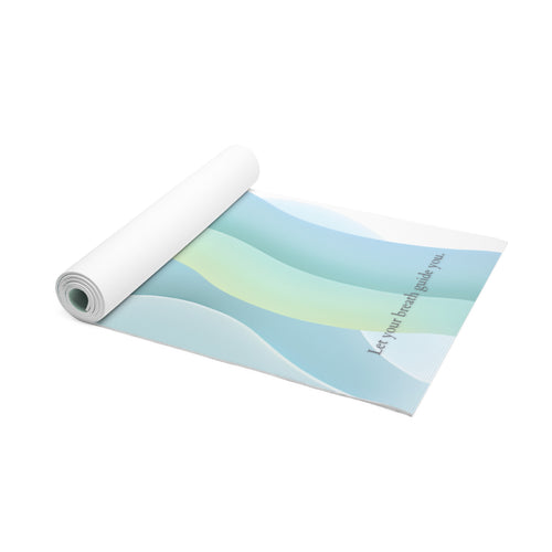 "Peace Begins Inside" Foam Yoga Mat