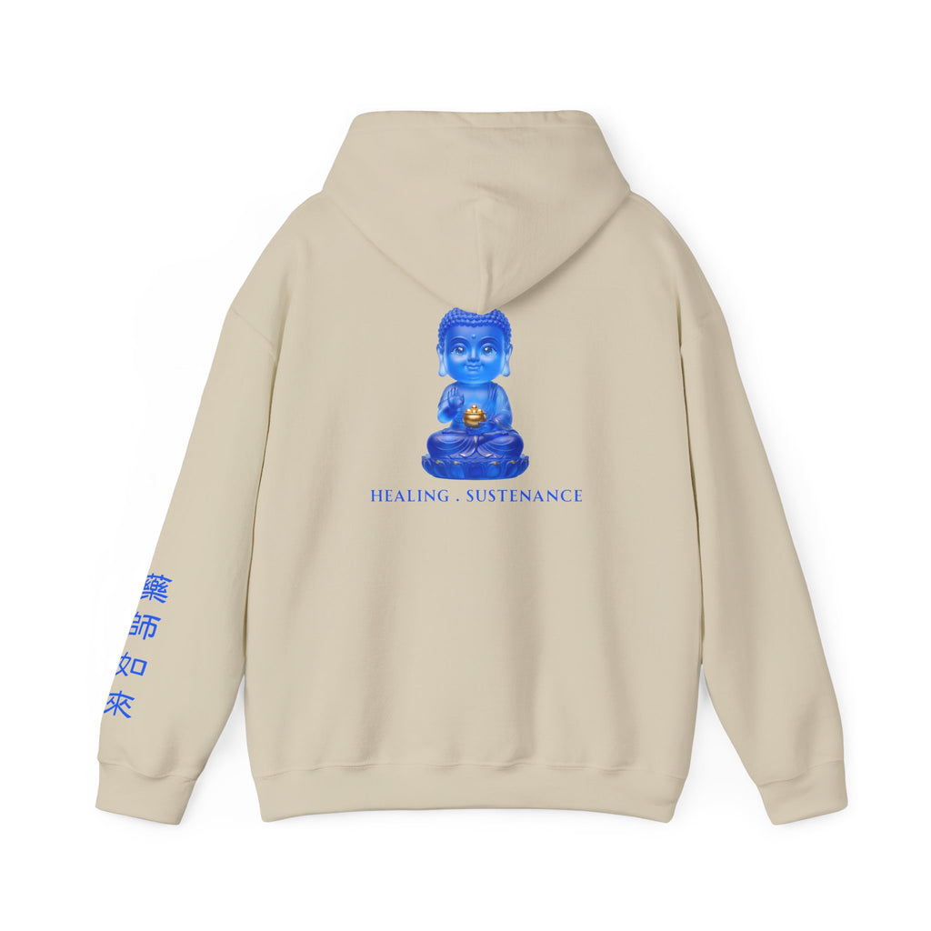 Yakushi Nyorai (Medicine Buddha) Sacred Amulet Heavy Blend Hooded Sweatshirt
