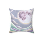 Dreamy Moon Landscape Pillow