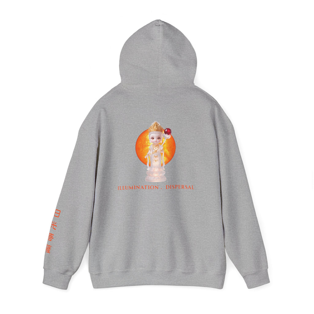 Nikko Bosatsu (Suryaprabha) Sacred Amulet Heavy Blend Hooded Sweatshirt