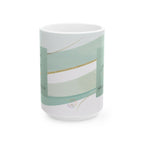 "Feel Your Peace" Mint Ceramic Mug
