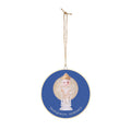 Gekko Bosatsu (Candraprabha) Mystic Amulet Wood Sign