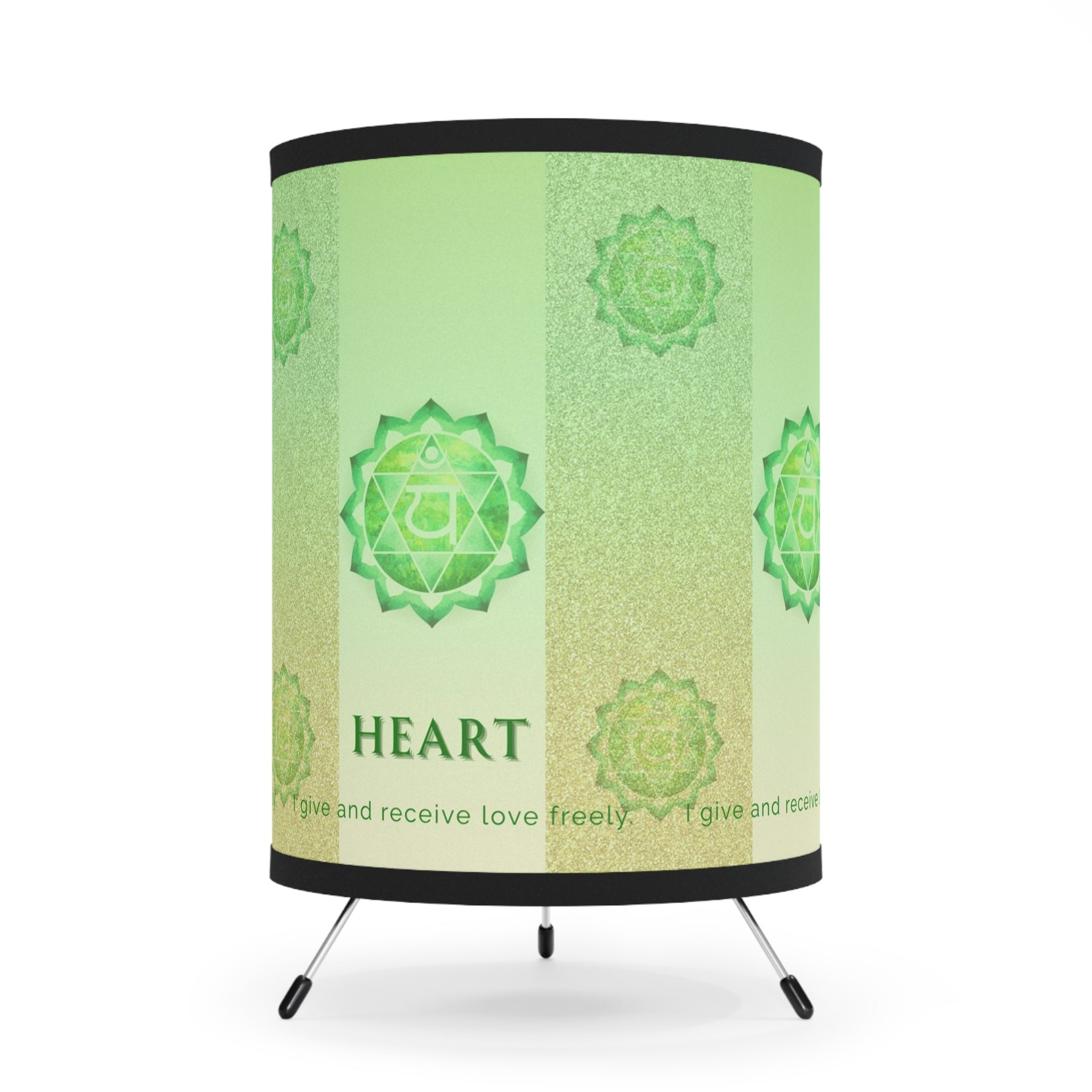 Heart Chakra Tripod Lamp – Loving Harmony
