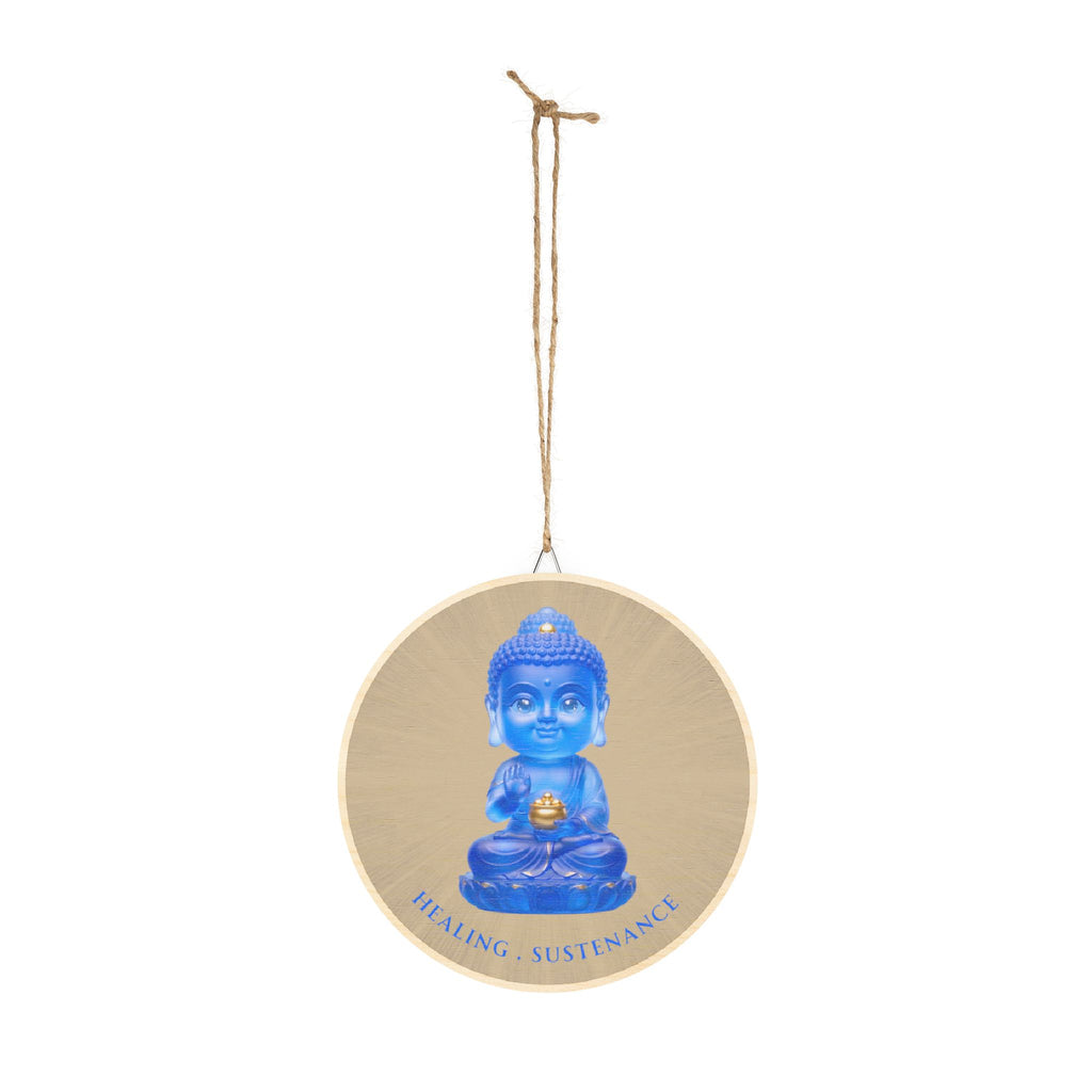 Yakushi Nyorai (Medicine Buddha) Mystic Amulet Wood Sign
