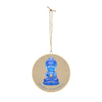 Yakushi Nyorai (Medicine Buddha) Mystic Amulet Wood Sign