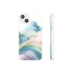 Inspirational Clear Phone Case – Let Peace Rise from Within