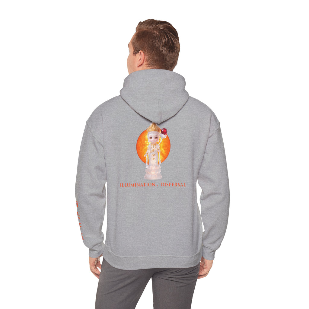 Nikko Bosatsu (Suryaprabha) Sacred Amulet Heavy Blend Hooded Sweatshirt