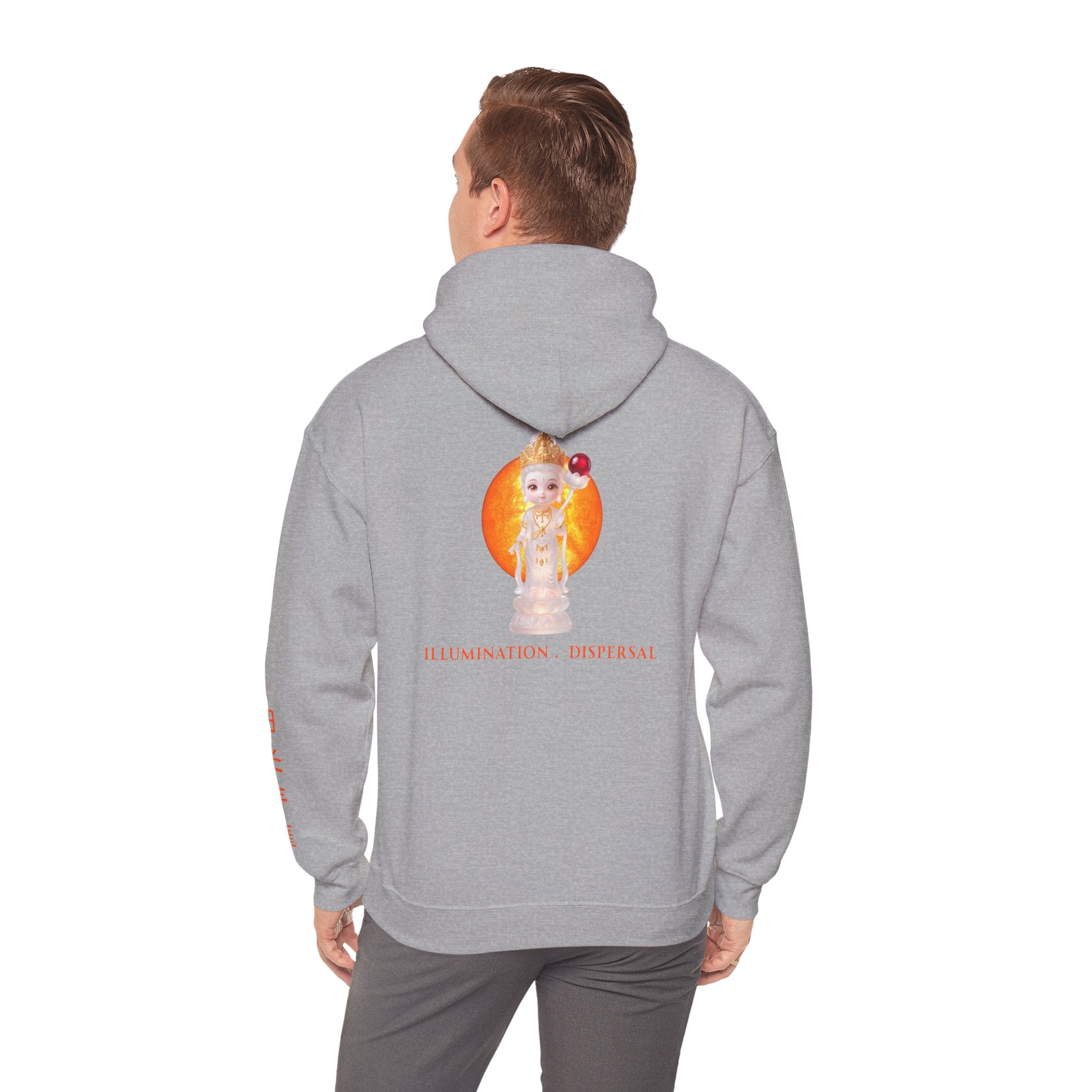Nikko Bosatsu (Suryaprabha) Sacred Amulet Heavy Blend Hooded Sweatshirt