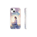 Inspirational Clear Phone Case – Breathe into Your Stillness