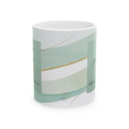 "Feel Your Peace" Mint Ceramic Mug