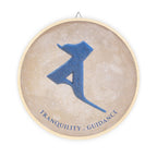 Gekko Bosatsu (Candraprabha) Bonji Mystic Amulet Wood Sign