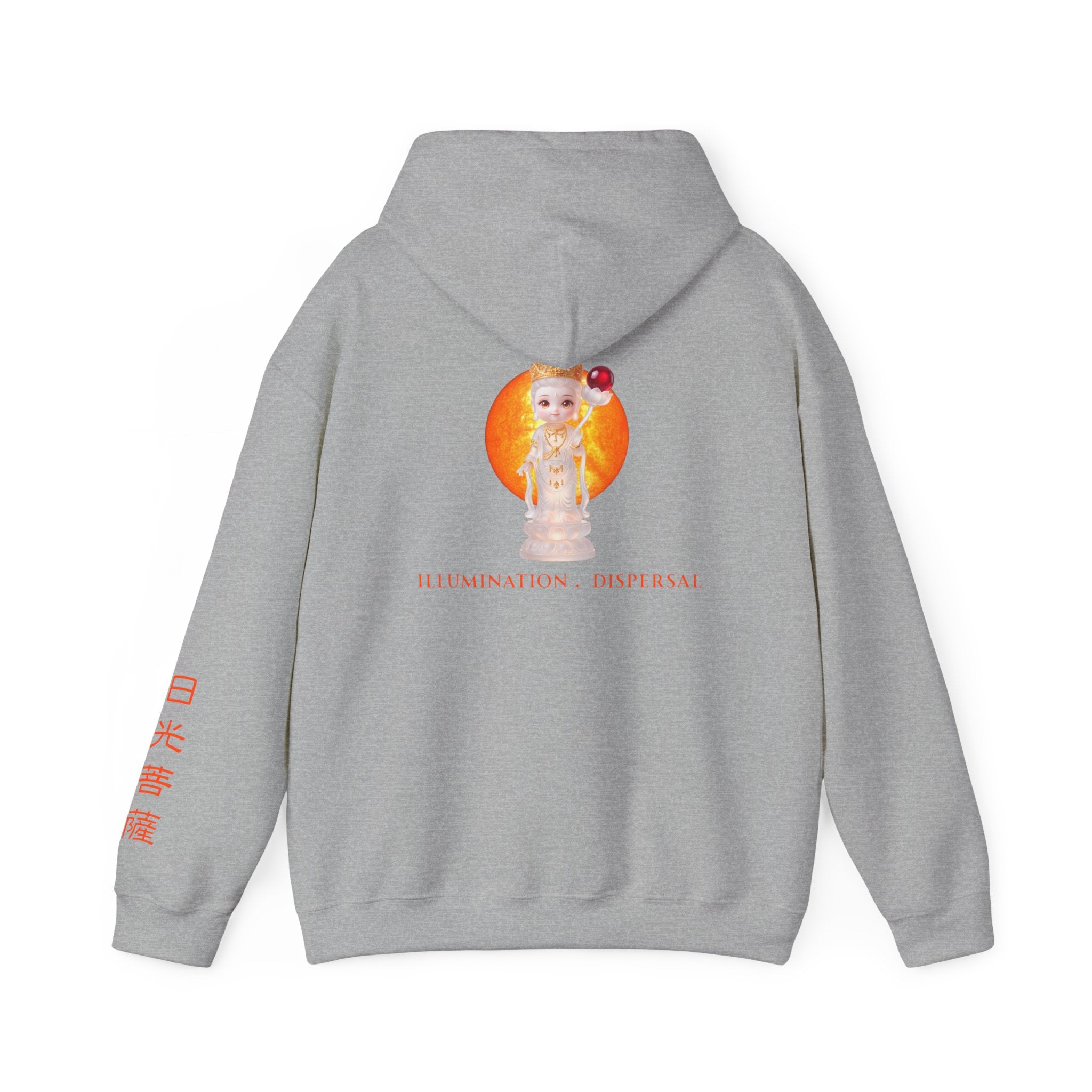Nikko Bosatsu (Suryaprabha) Mystic Amulet Heavy Blend Hooded Sweatshirt
