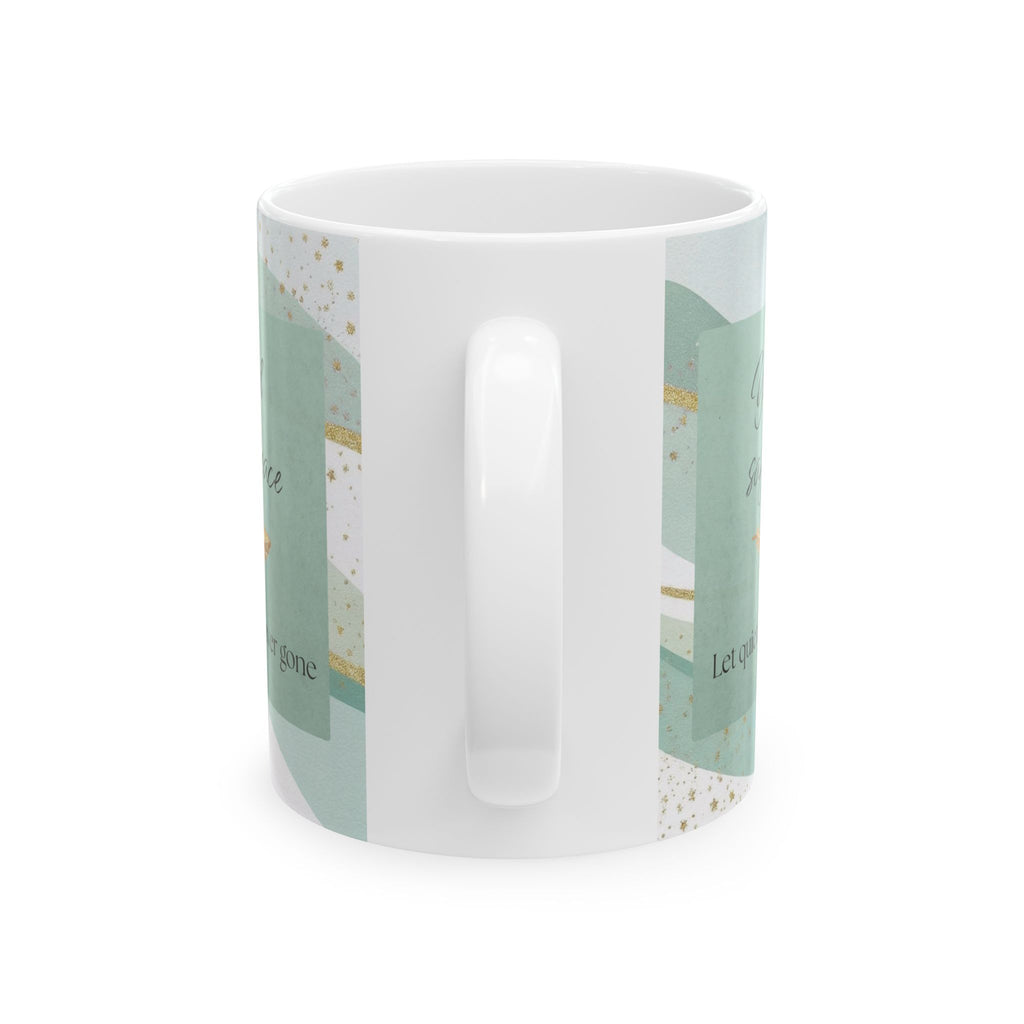 "Feel Your Peace" Mint Ceramic Mug