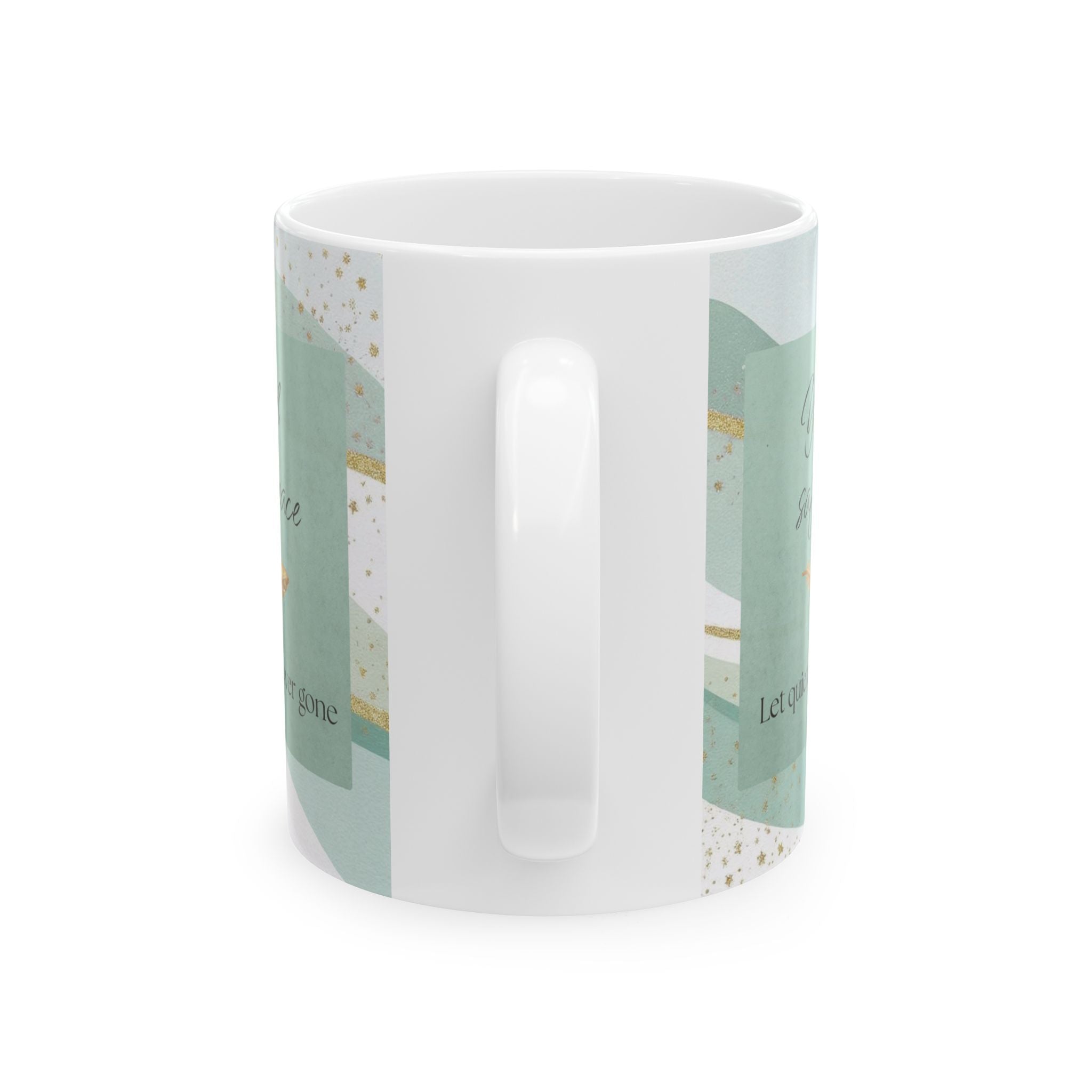 "Feel Your Peace" Mint Ceramic Mug