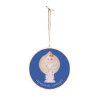 Gekko Bosatsu (Candraprabha) Mystic Amulet Wood Sign