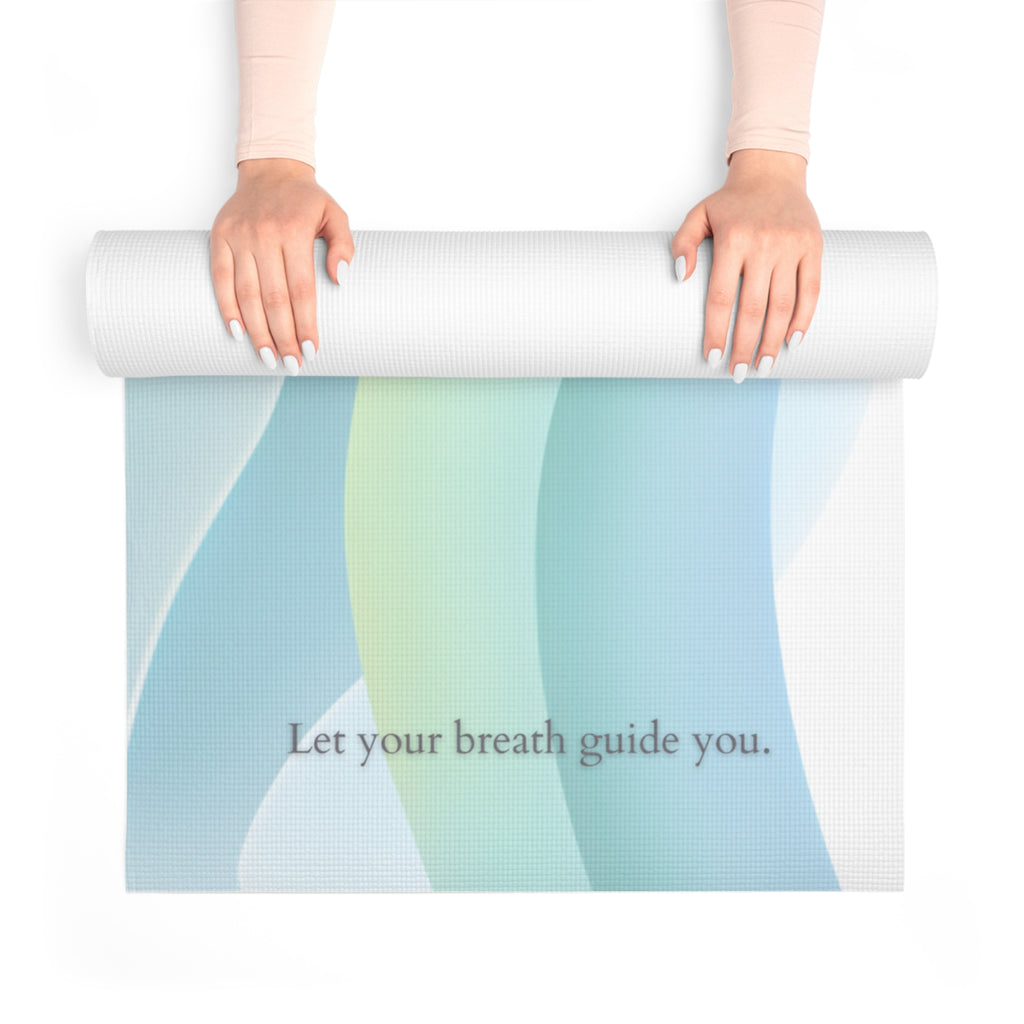 "Peace Begins Inside" Foam Yoga Mat