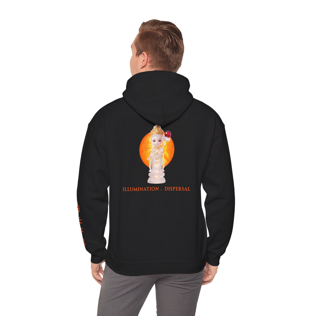 Nikko Bosatsu (Suryaprabha) Sacred Amulet Heavy Blend Hooded Sweatshirt