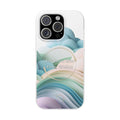 Inspirational Clear Phone Case – Let Peace Rise from Within
