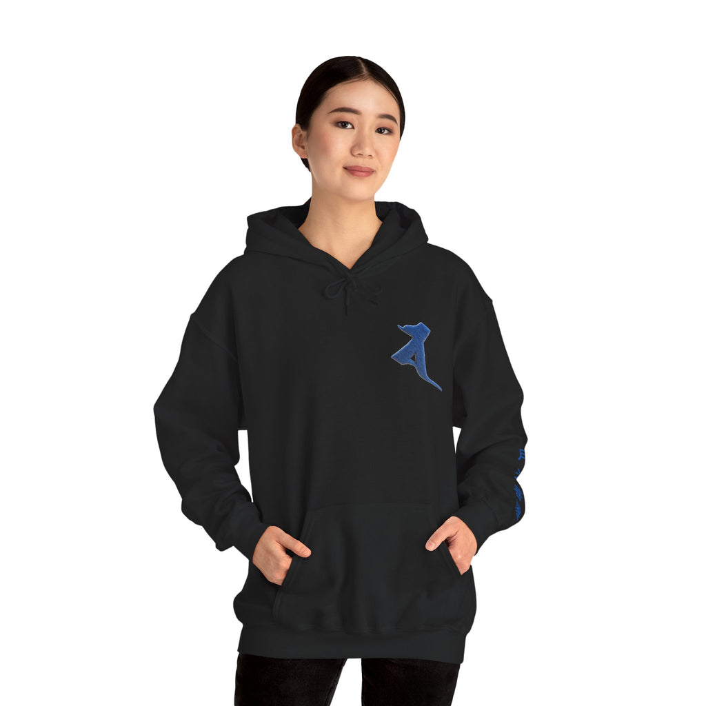 Gekko Bosatsu (Candraprabha) Sacred Amulet Heavy Blend Hooded Sweatshirt
