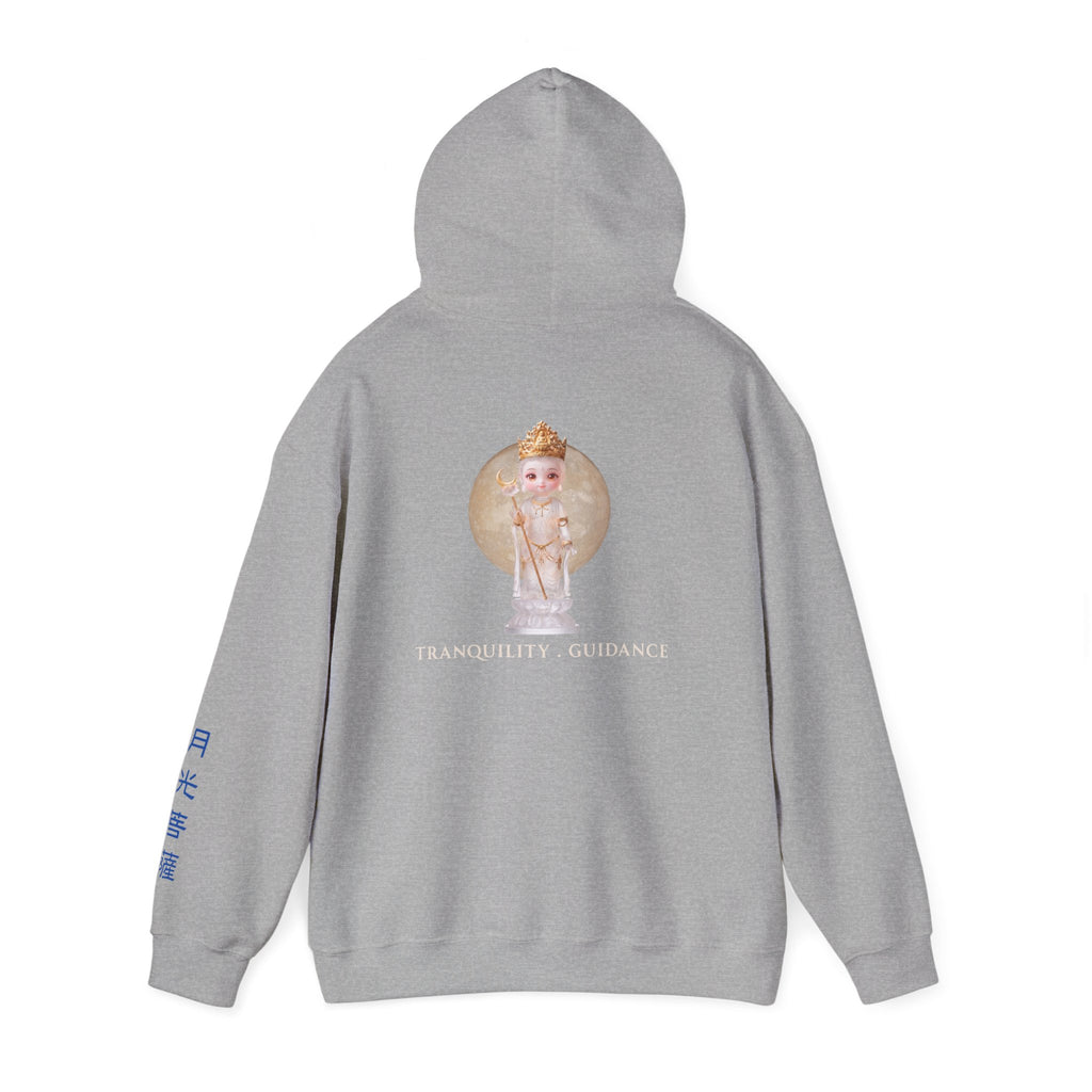 Gekko Bosatsu (Candraprabha) Sacred Amulet Heavy Blend Hooded Sweatshirt