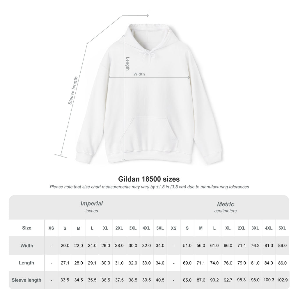 Fudo Myoo (Acalanatha) Mystic Amulet Heavy Blend Hooded Sweatshirt