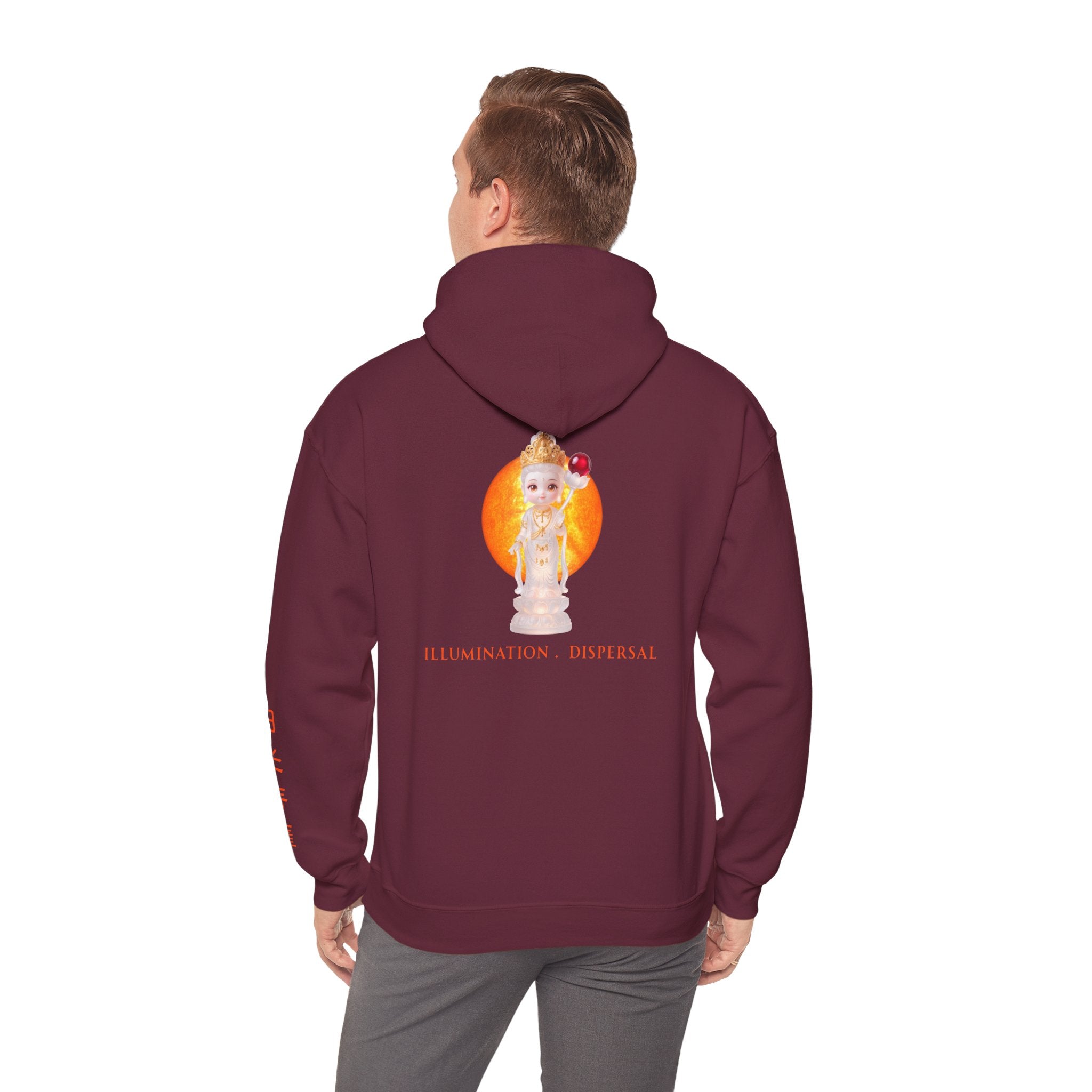 Nikko Bosatsu (Suryaprabha) Mystic Amulet Heavy Blend Hooded Sweatshirt