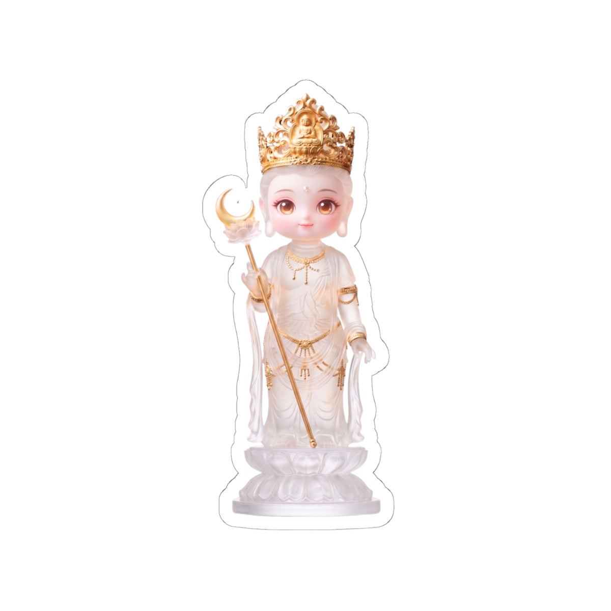 Gekko Bosatsu (Candraprabha) Sacred Amulet Sticker