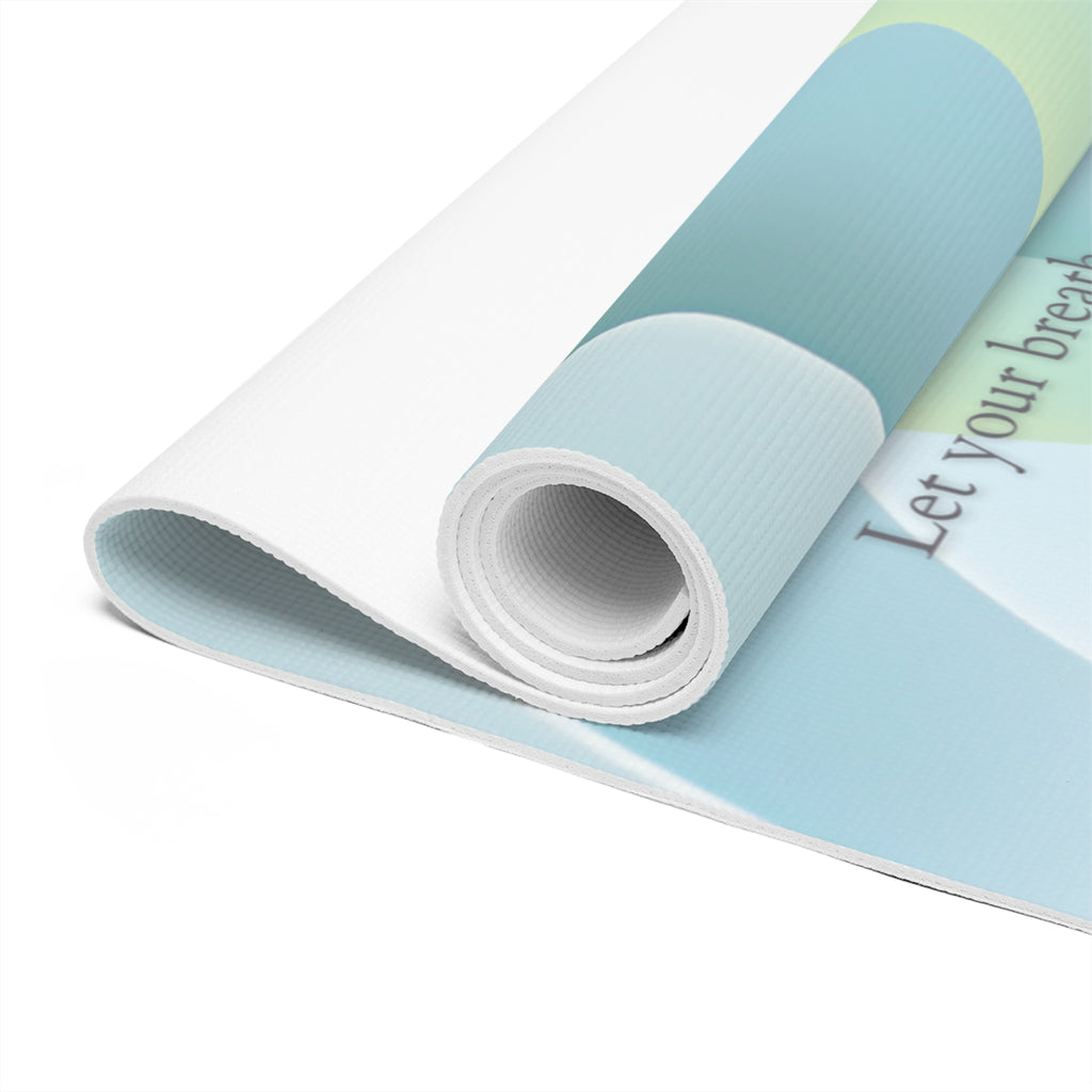 "Peace Begins Inside" Foam Yoga Mat