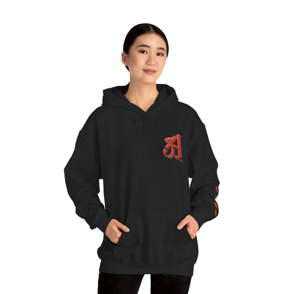 Nikko Bosatsu (Suryaprabha) Sacred Amulet Heavy Blend Hooded Sweatshirt