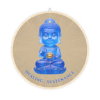 Yakushi Nyorai (Medicine Buddha) Mystic Amulet Wood Sign