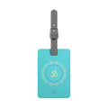 "Hug Your Soul" Aqua Om Mandala Luggage Tag
